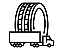 Icon for New and used Truck and Trailer tires sales